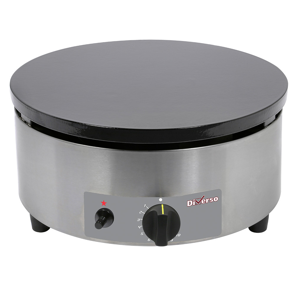 [WR-BRET-1G] Crêpière haut rendement, gaz, Ø 400 mm "émaillée"