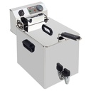 Friteuse de table électrique 10 litres + robinet de vidange