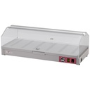 Vitrine chauffante à poser, 1 étage L800mm