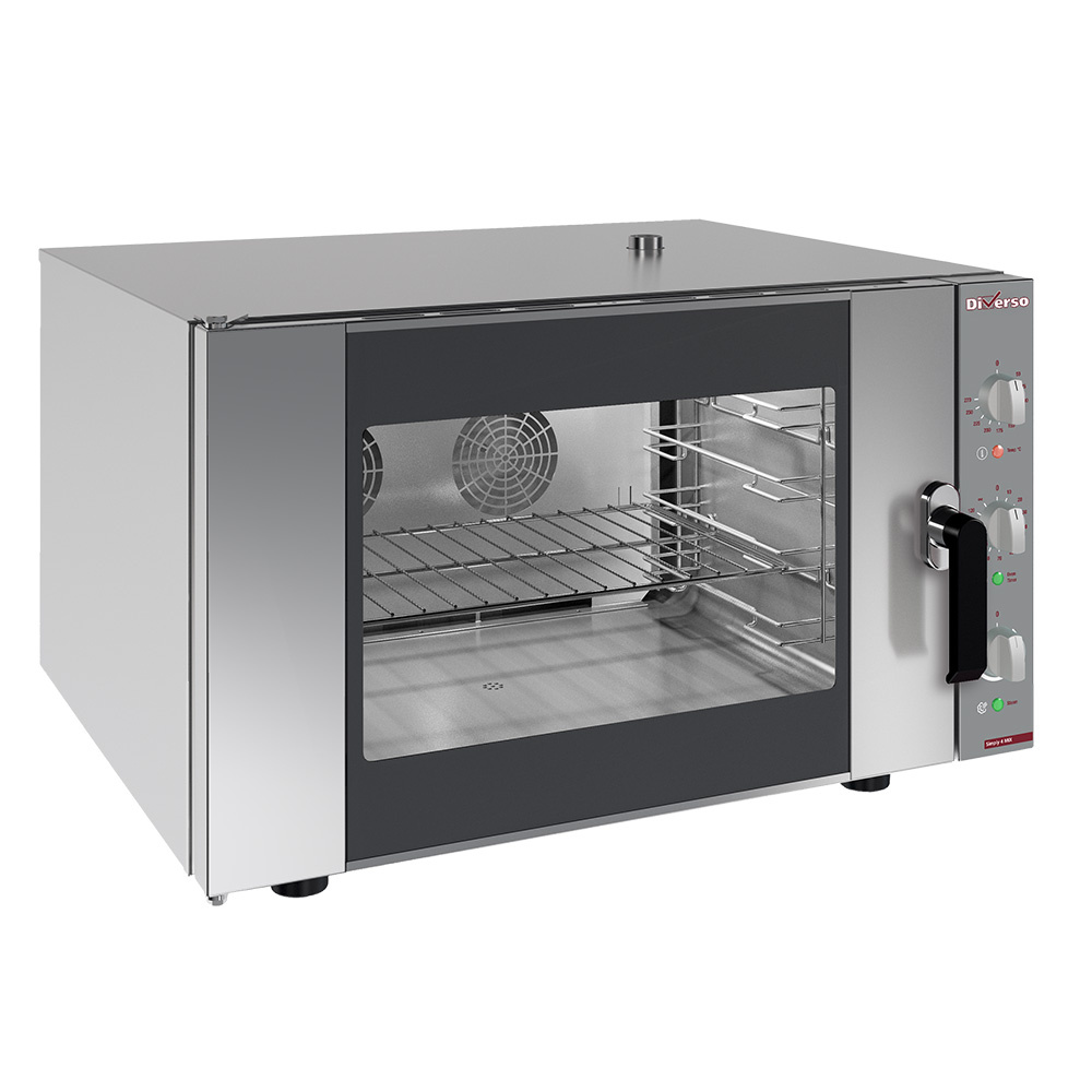 [WR-FCV4-MC] Four électrique vapeur-convection, 4x GN 1/1 ou 600x400 mm