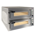 Electric oven 2x 6 pizzas diam.350mm, 2 chambers