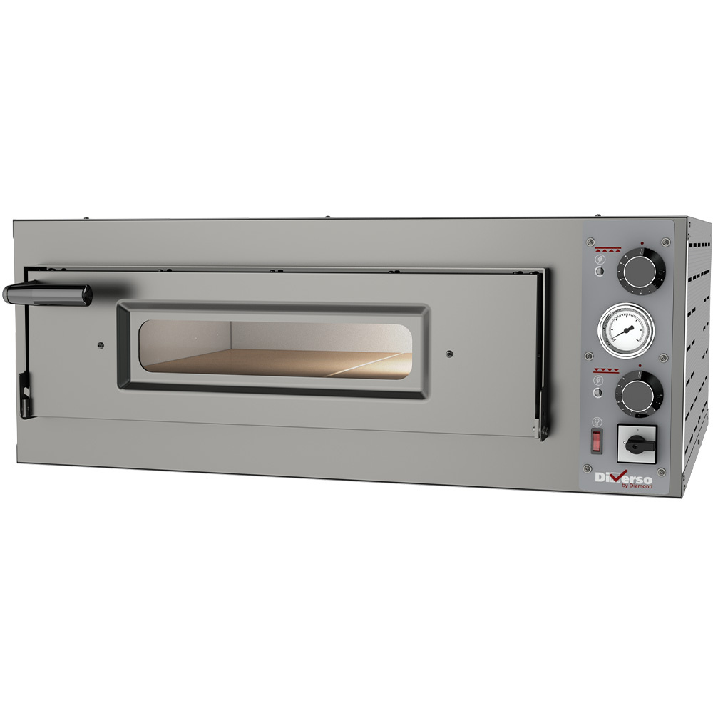 Electric oven 4 pizzas diam. 330mm, 1 chamber