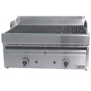 Grill-vapeur gaz avec grille de cuisson en fonte -Top-