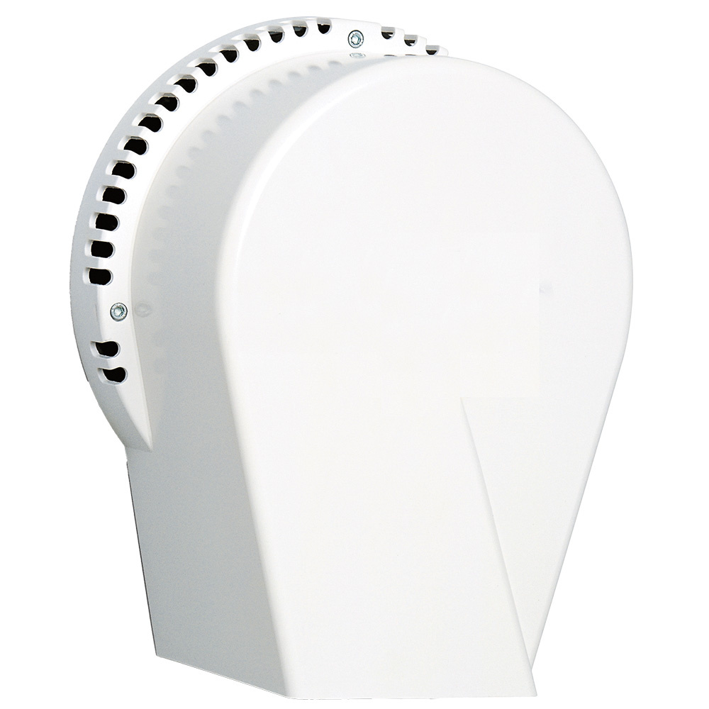 Wall-mounted electronic hand dryer, white
