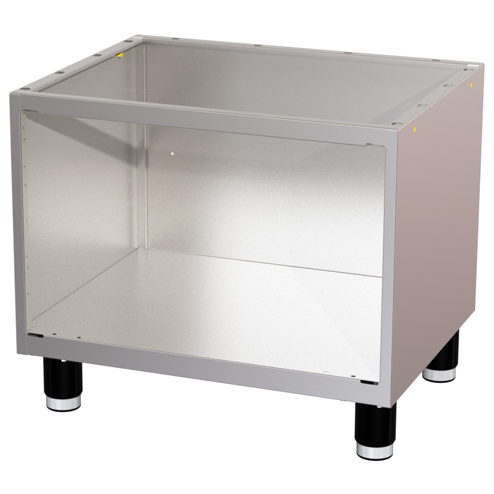 Stainless steel support unit 660 mm (without doors)