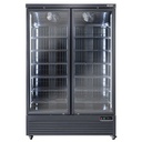 Vertical Freezer display case, 1084 liters - BLACK