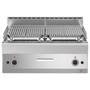 Grill pierre de lave, 1/1 module, grille en fonte "double face"