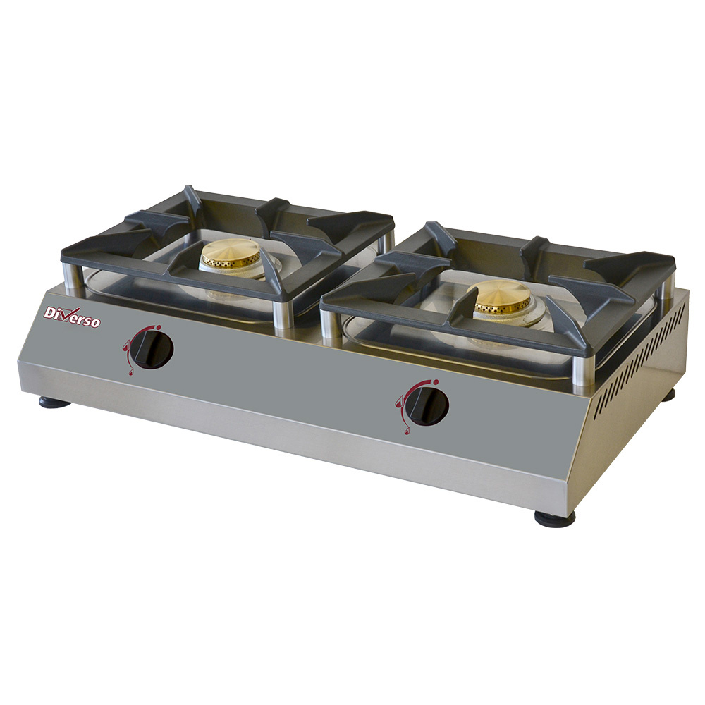 Gas table stove, 2 burners 5 kW