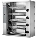 Rôtissoire à poulets gaz, 4 broches (12 poulets) SMALL