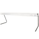 “Bridge” food warmer supports, in stainless steel