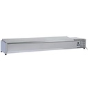 Refrigerated structure 9x GN1/3-150 mm, with stainless steel lid