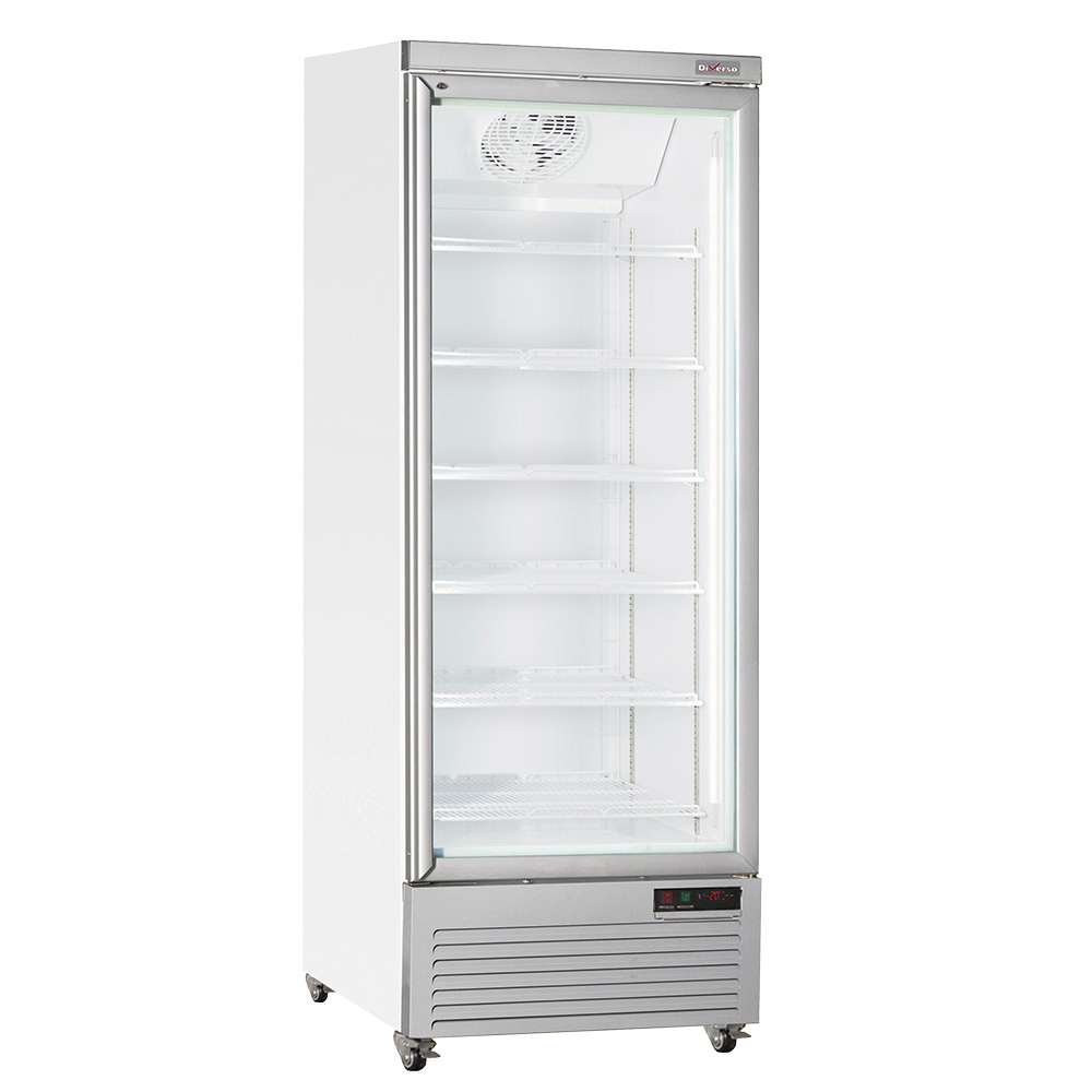 Vertical fridge display, 1 door, 615 liters - WHITE
