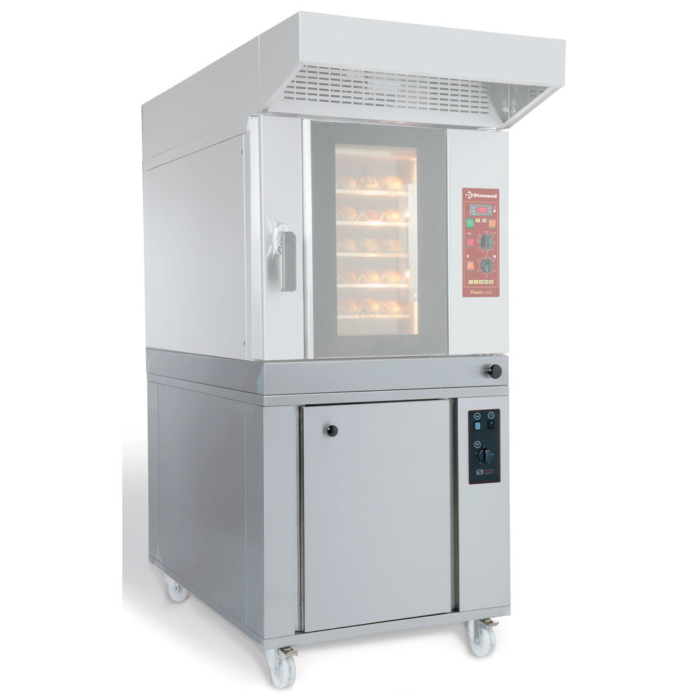 [EPEG-N] - Proofer for electric oven, on wheels, with humidifier,