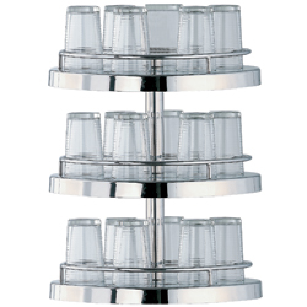 3-level structure for glasses and jugs,ø 400 mm