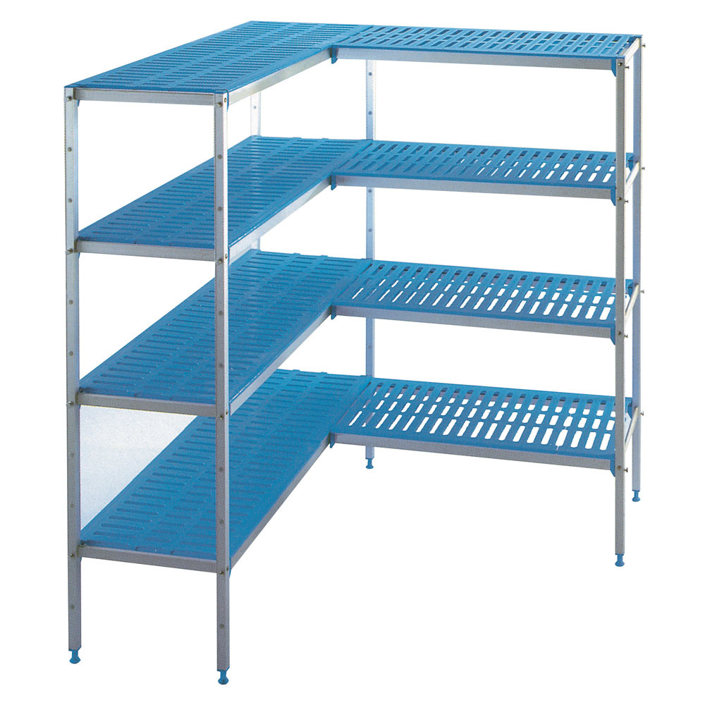 Aluminium shelves kit for C2610/XPM, depth 400mm "L" 4L. "MaxiCold"
