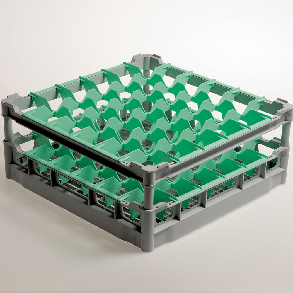 Basket 36 glassesø 73 mm, h165, Polyprop.