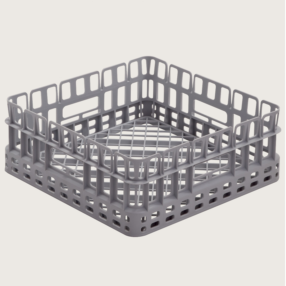 Basket for glasses, 400x400 mm  - polypropylene