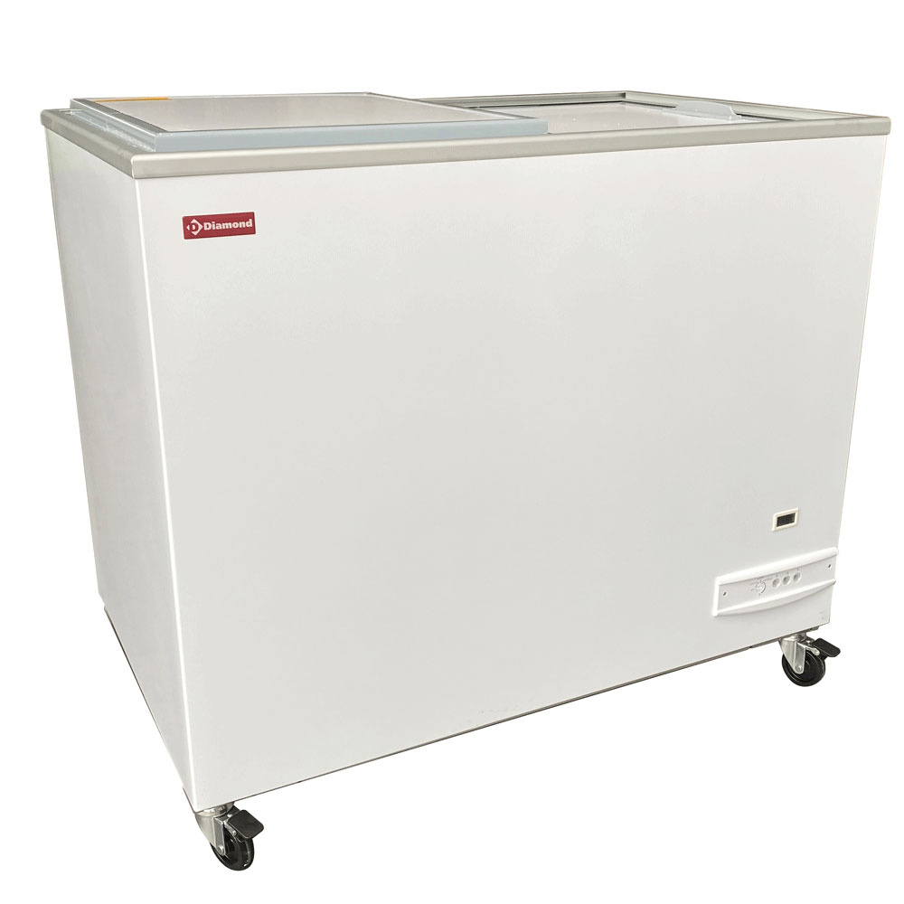Bottle cooler - trunk model combi, 300 liters, full cover, sliding