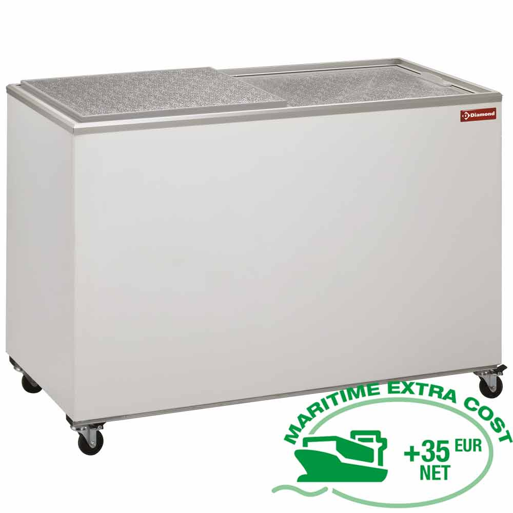 Bottle cooler - trunk model, 300 liters, full cover, sliding