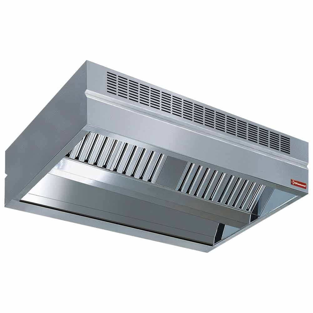 Central cooker hood with air compensation "AMBIANCE"