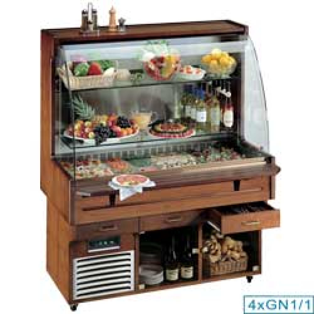 Buffet 4 GN 1/1 and refrigerated display
