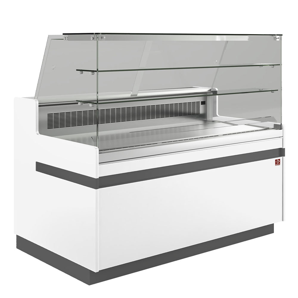 Display counter EN & GN, high window, ventilated, without storage space