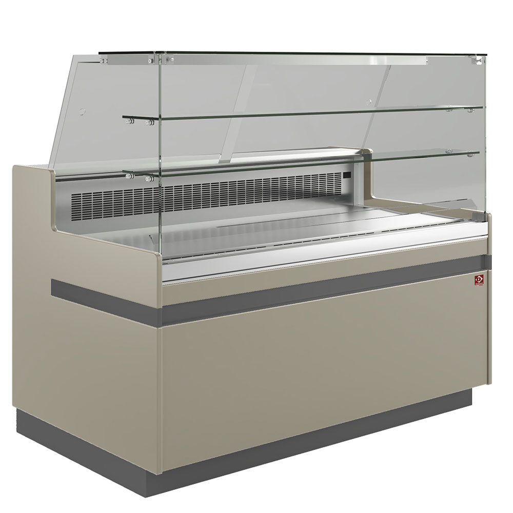 Display counter EN & GN, high window, ventilated, without storage space