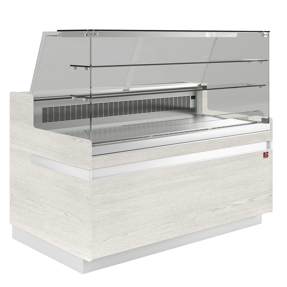 Display counter EN & GN, high window, ventilated, without storage space