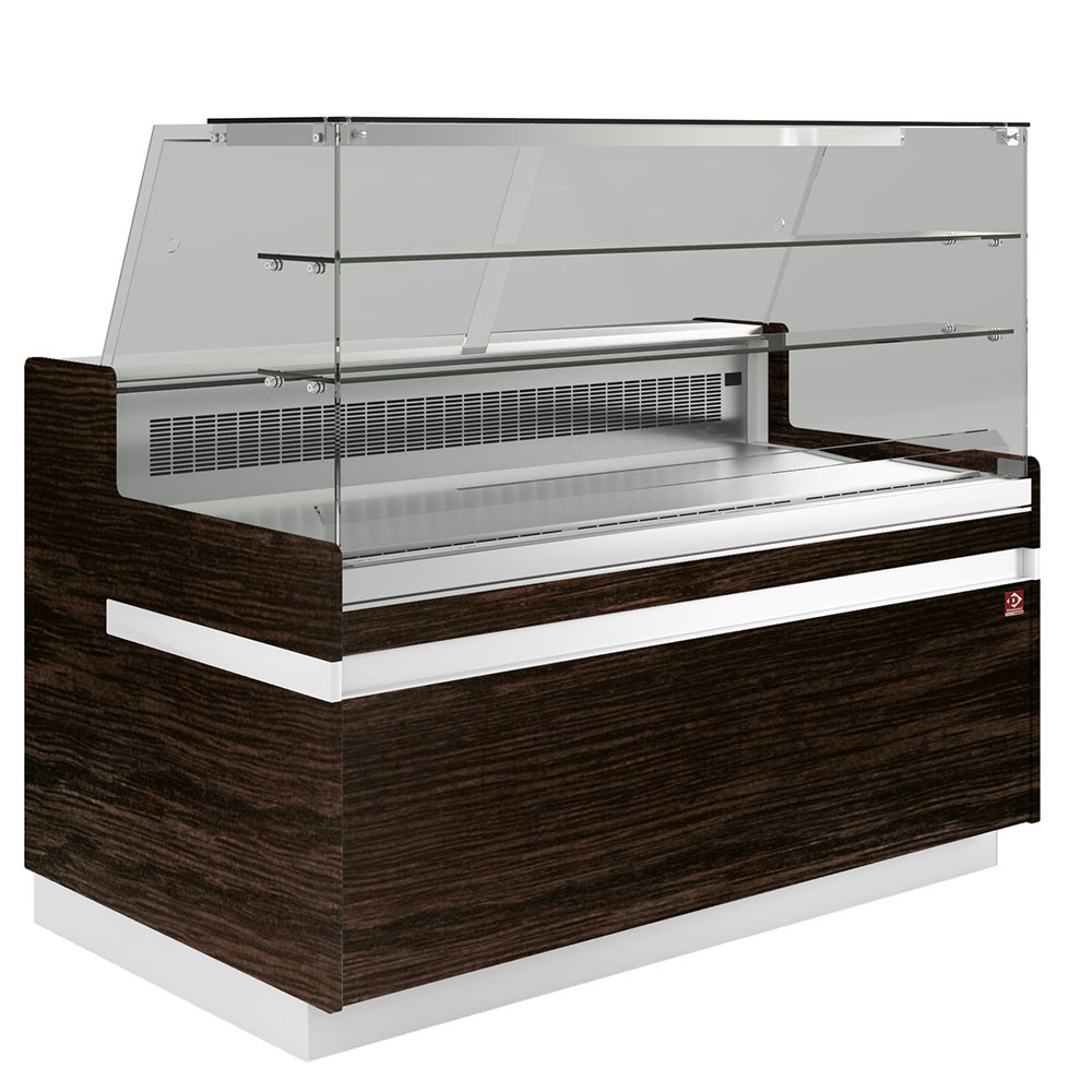 Display counter EN & GN, high window, ventilated, without storage space