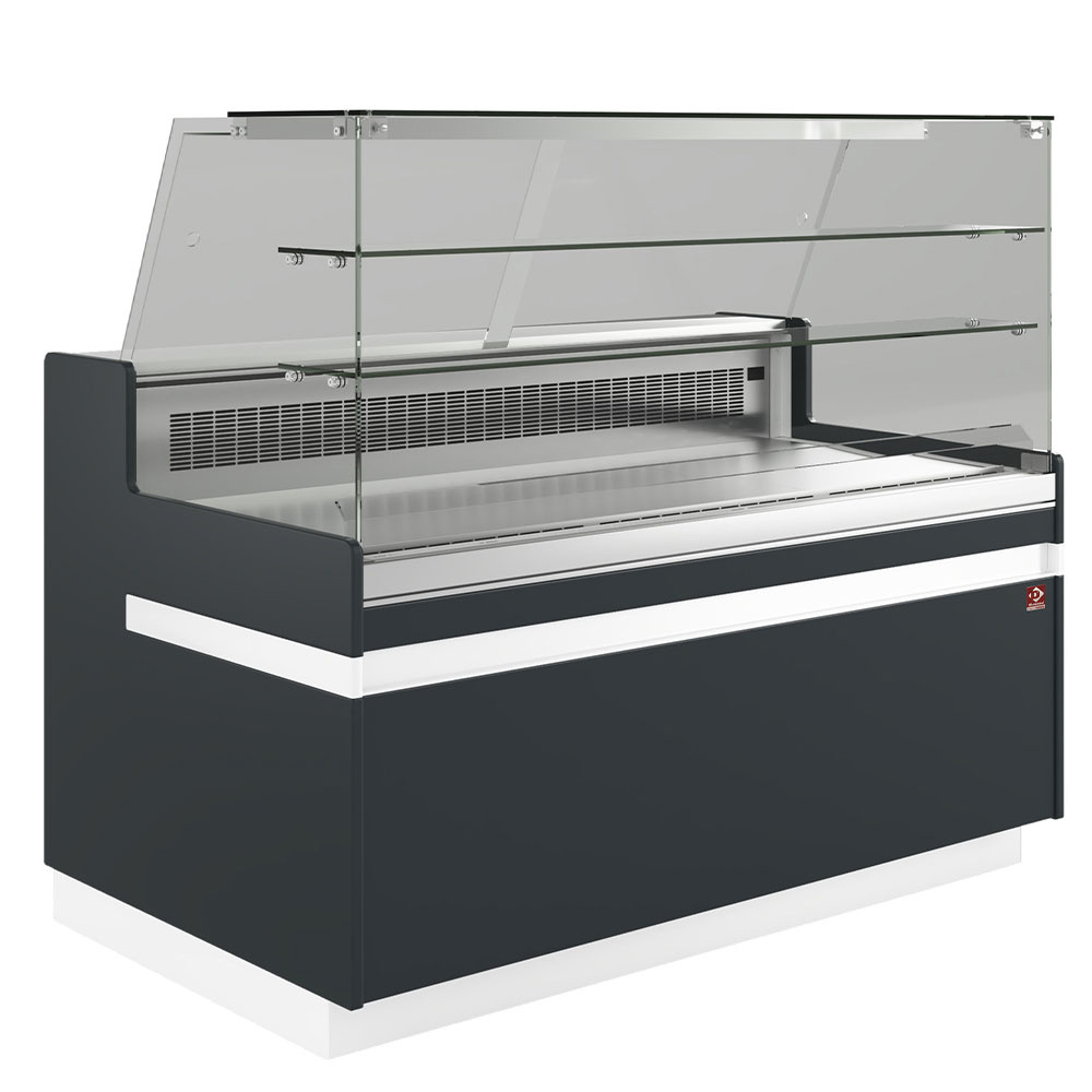 Display counter EN & GN, high window, ventilated, without storage space