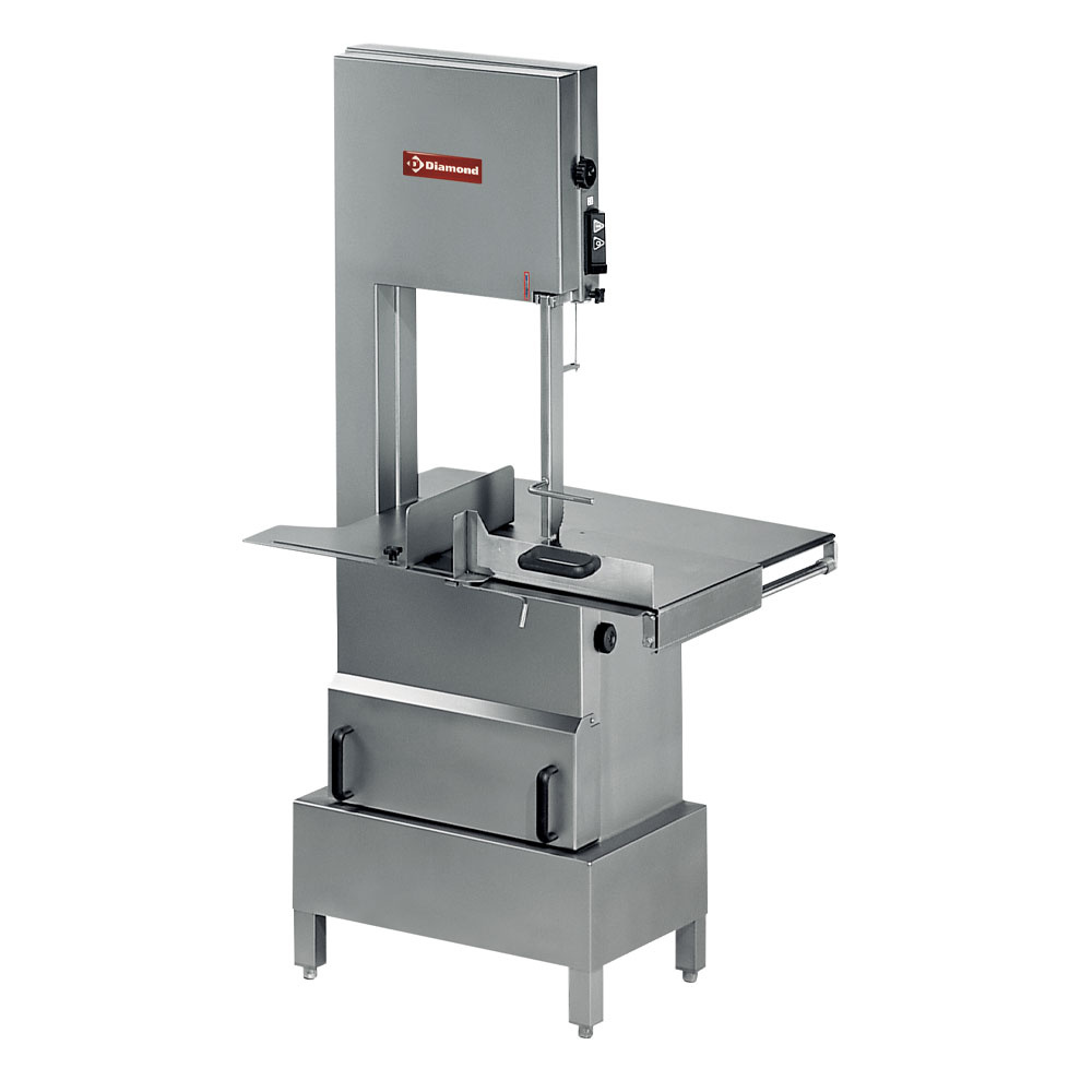 Floor standing stainless steel band saw, 3000 mm, 700 turns/min