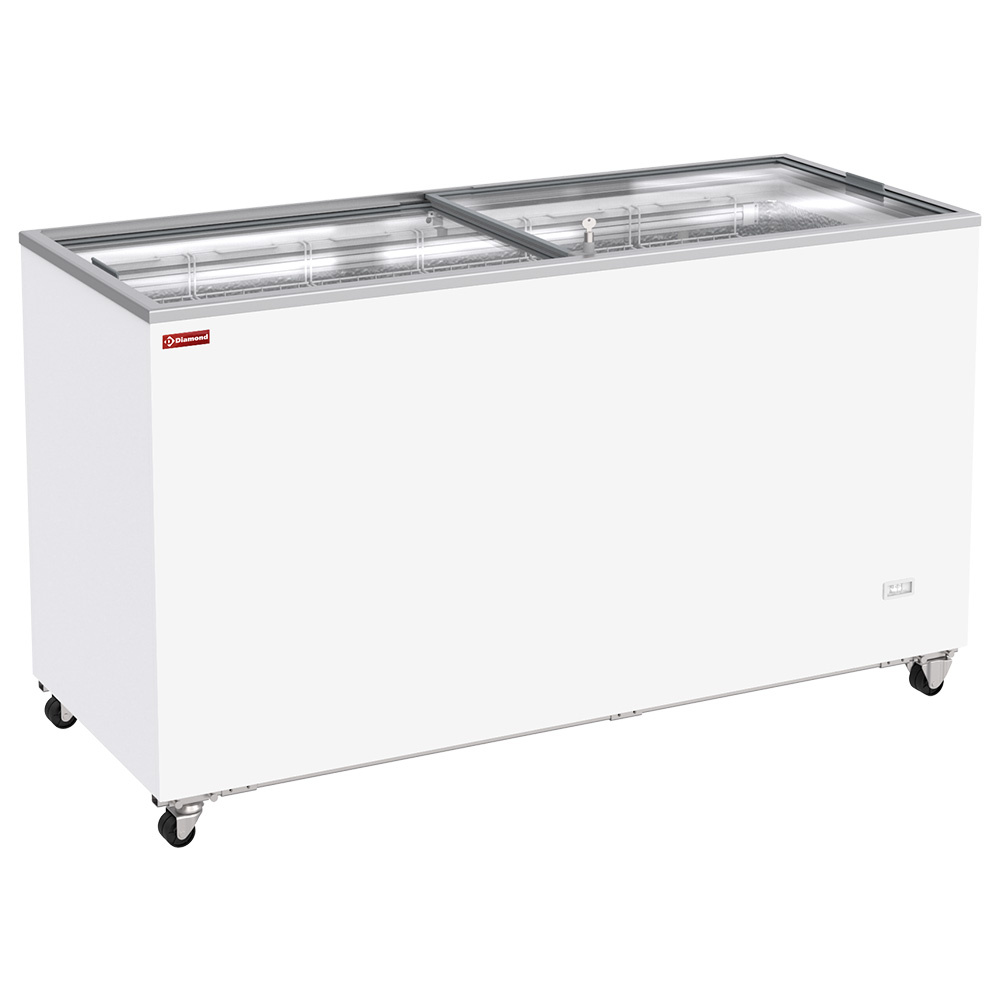 Freezer, chest, 503 liters, sliding lids on wheels