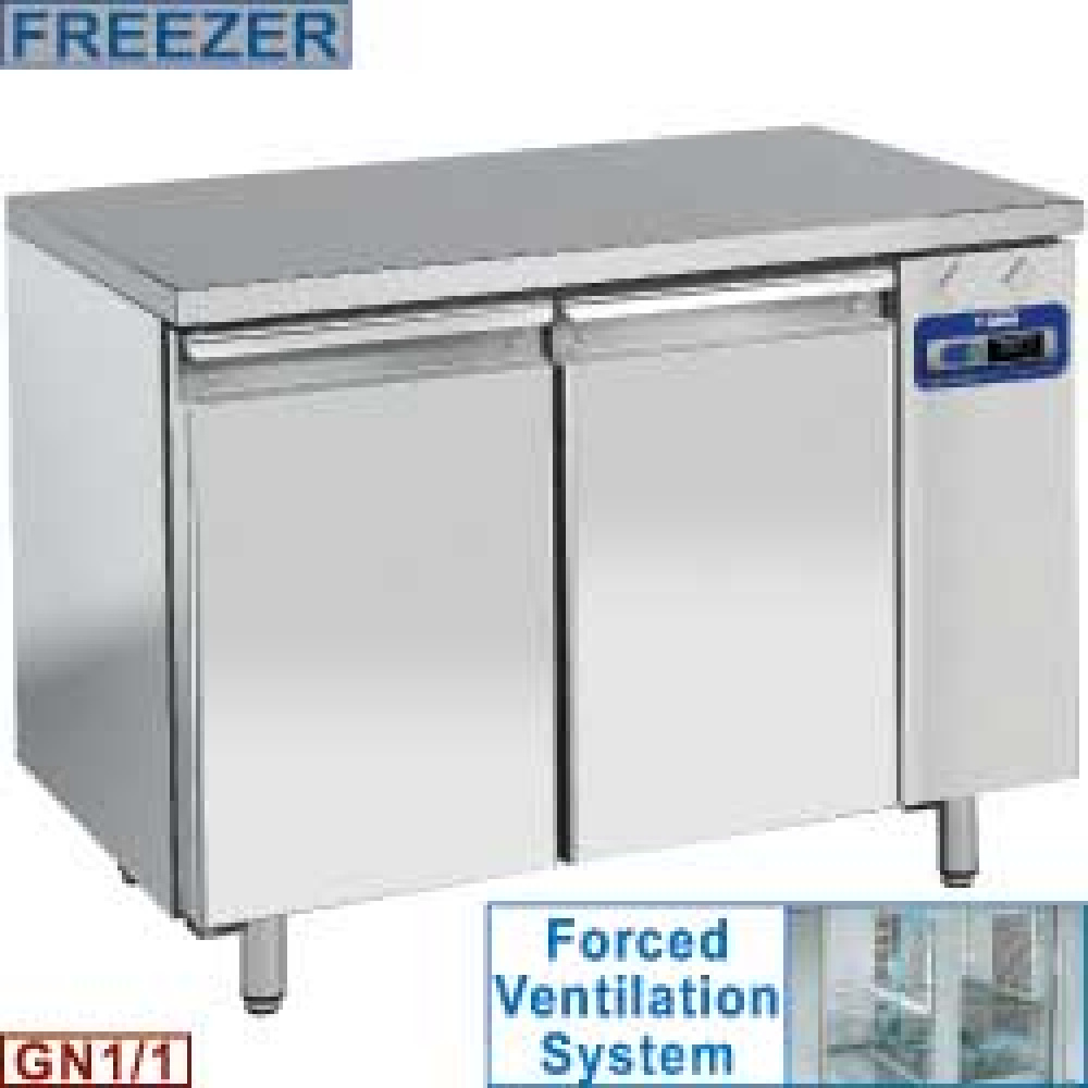 Freezing table, ventilated, 2 doors GN 1/1, (without group)