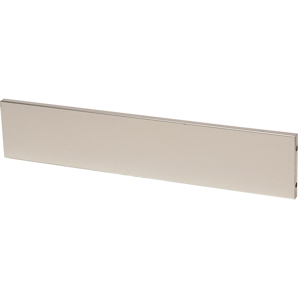 Frontal plinth in stainless steel