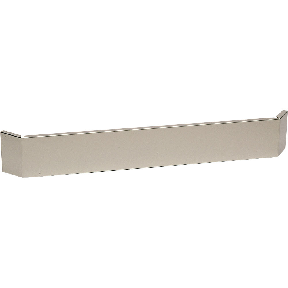 Frontal plinth in stainless steel external angle