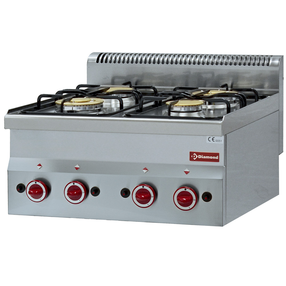 Gas cooker 4 burners -Top-