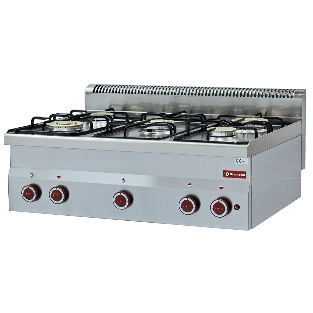 Gas cooker 5 burners -Top-