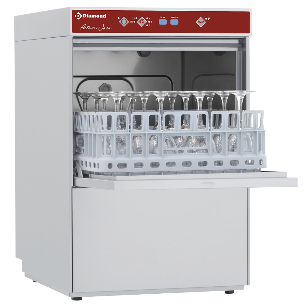 Glasswasher squared basket 400x400 mm
