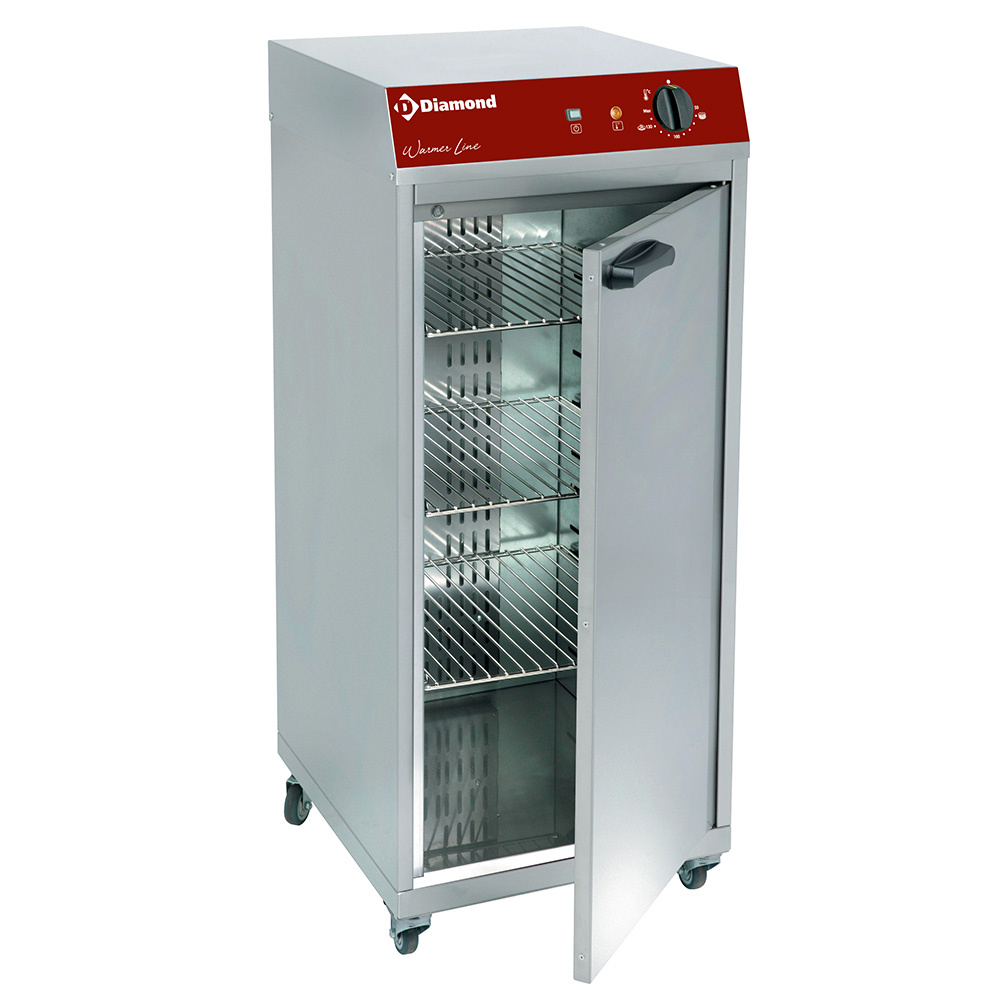 Heating (or) temperature maintenance cupboard, ventilated, 1 door