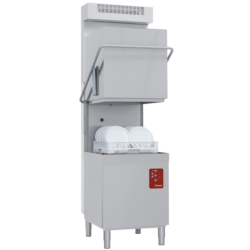 Hood dishwasher, basket 500x500 mm + Condenser vapor-recovery unit