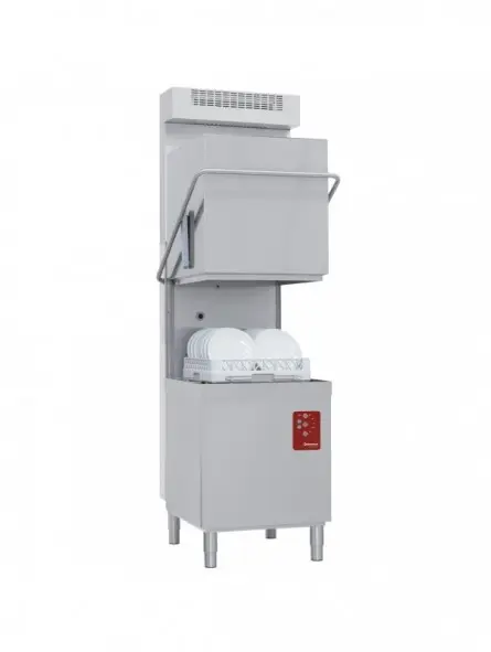 Hood dishwasher, basket 500x500 mm + condenser-recuperator of the steam