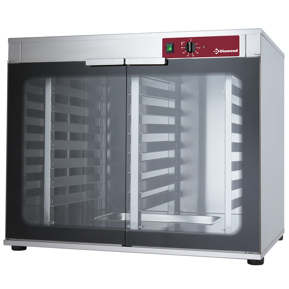 Levitation cupboard for ovens, 2 doors, 2x 8 levels