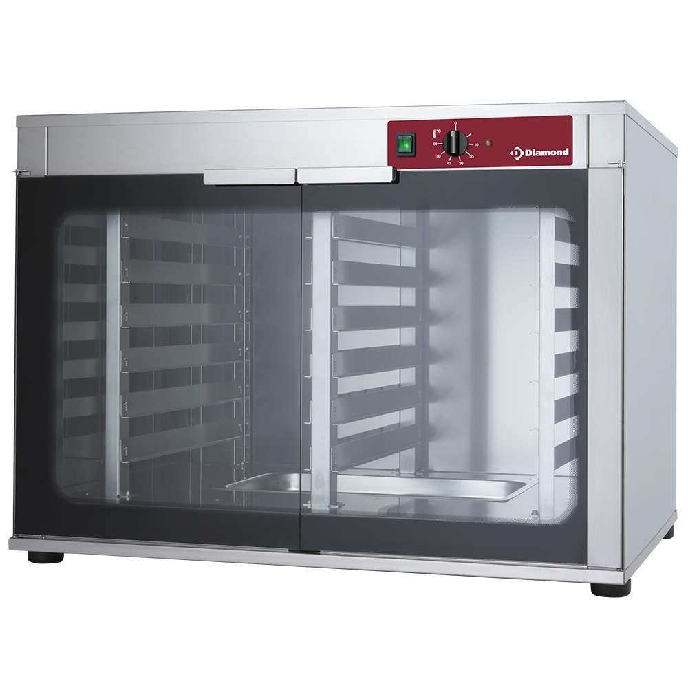 Levitation cupboard for ovens, 2 doors, 2x6 levels
