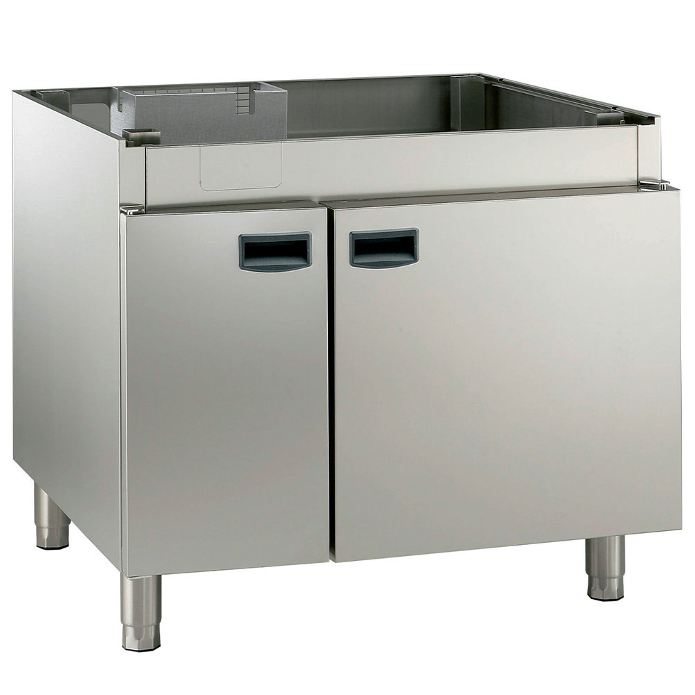 Neutral cupboard with doors, ovens 6 & 10x GN 1/1