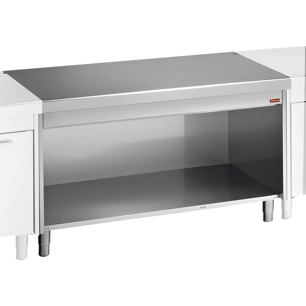 Neutral element on open cupboard