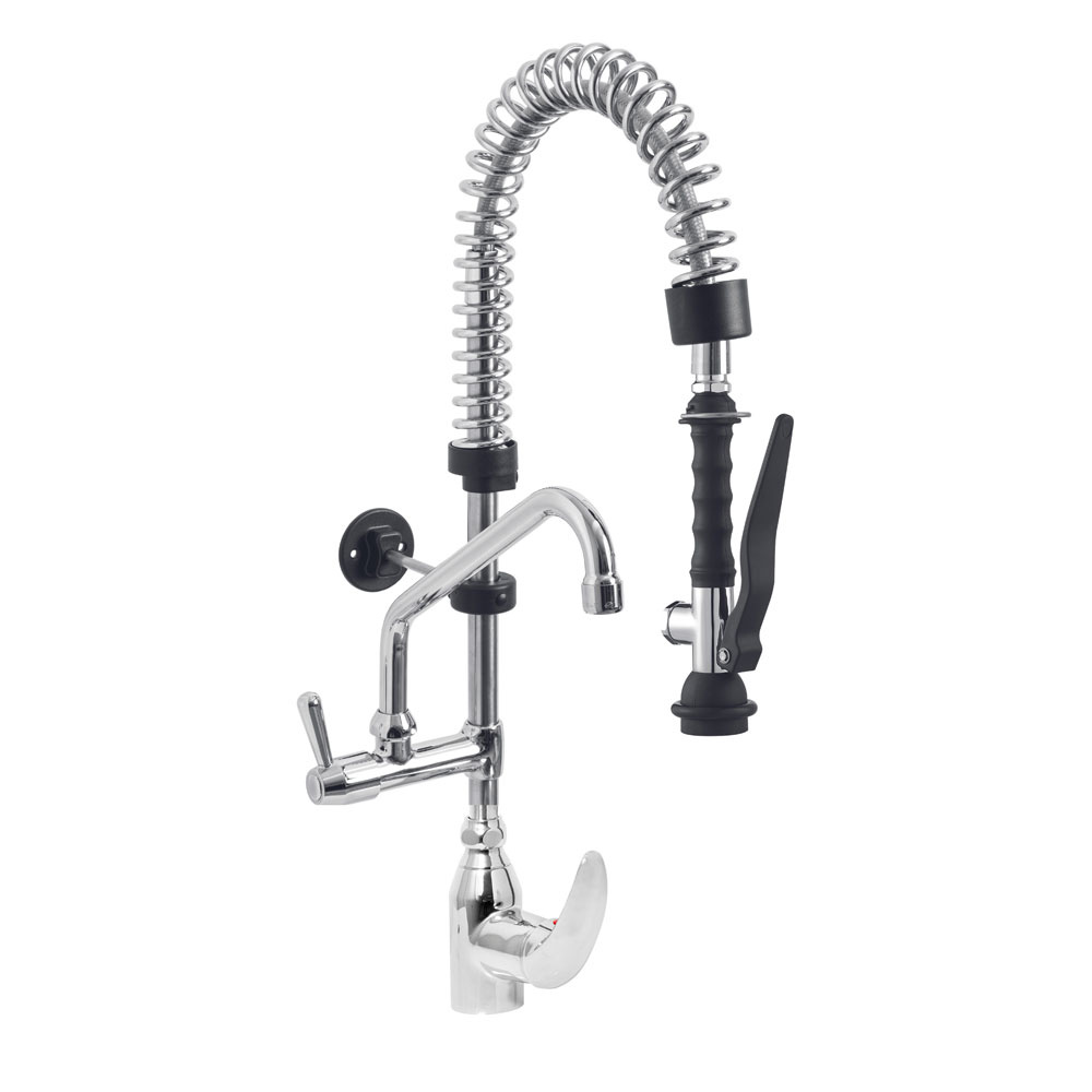 Nozzle stainless steel and faucet with mixer mono command (exit MONO)