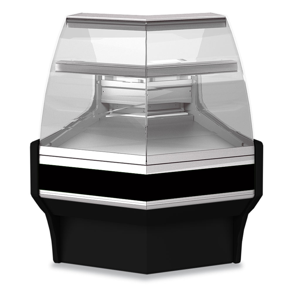 Open angle 45°, neutral, low glass - BLACK
