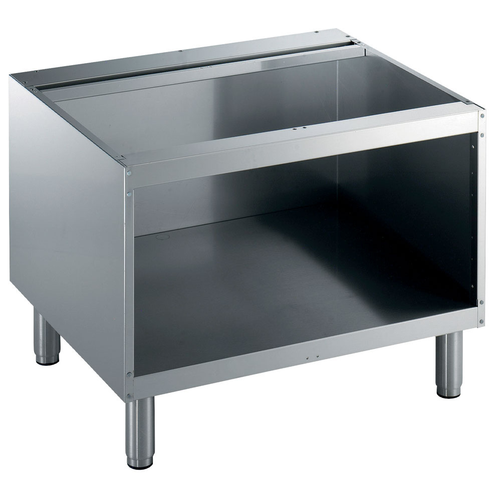 Open base, 800 mm, stainless steel AISI 304