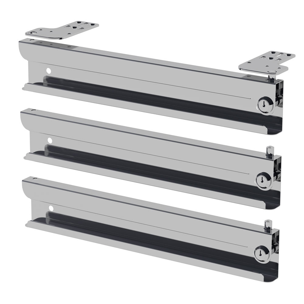 Option kit of 3 drawers: "built-in" key lock (3 pieces)