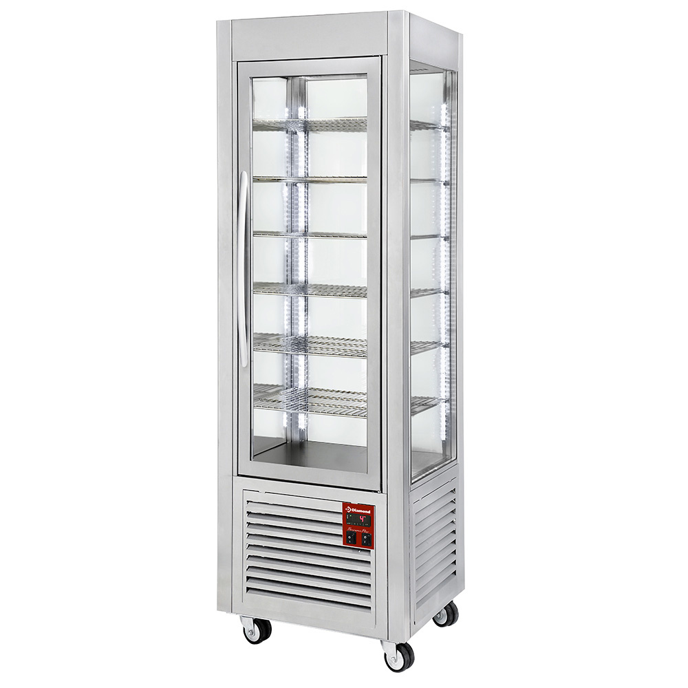 Panoramic display, 5 levels, 360 LT, Stainless Steel.